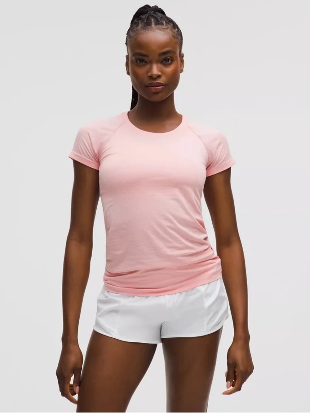 Lululemon Swiftly Tech Short Sleeve 2.0 Full Length Bright Coral 6